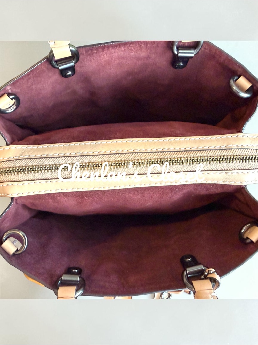 Like New Coach Rogue 30 Tea Rose Satchel - Picture 8 of 15